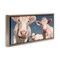 Stupell Industries Three White Cows Framed Floater Canvas Wall Art